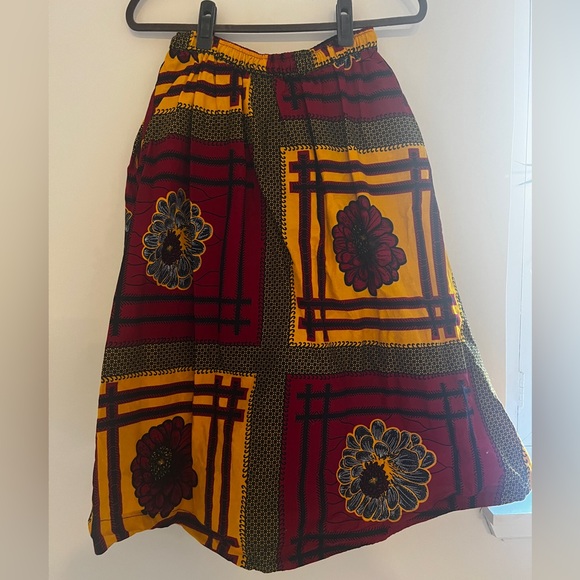 Topolina midi A line skirt with bold print from marrakech S - Picture 3 of 4